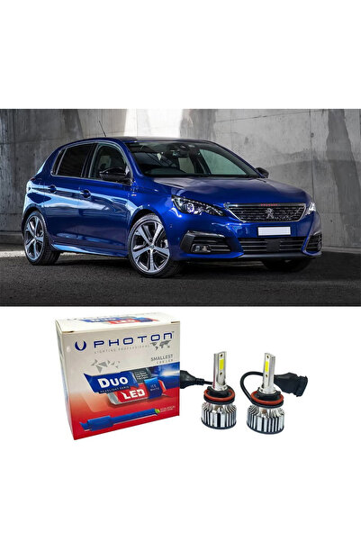 Photon Peugeot 308 Sis Far Ampulü H11 Duo Yeni Seri Beyaz 2013-2021