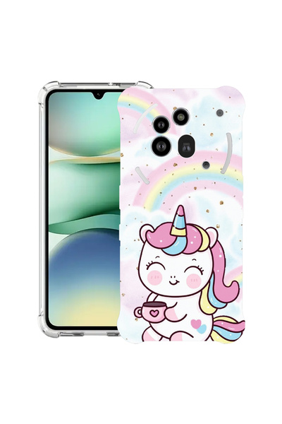 bestcase Husa antișoc compatibilă cu Nothing Phone (3a) Pro, Little Unicorn