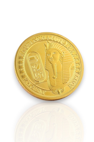 Solfera Tutankhamun Antik Mısır Piramit Isis Mitoloji Koleksiyon Metal Para C...