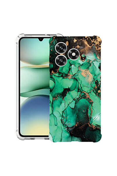 bestcase Carcasă antișoc Husa compatibilă cu Honor X5c Plus / X5c, marmură în...