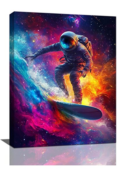 ALAYRA International Large Graffiti Canvas Wall Art 60x80cm Colorful Street A...