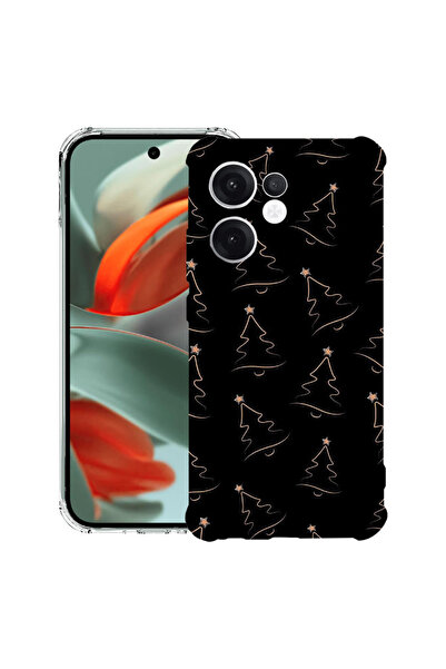 bestcase Carcasă antișoc Husa compatibilă cu Oppo Reno15 Pro, Brad de Crăciun