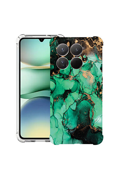 bestcase Husa antișoc compatibilă cu Motorola Edge 70, marmură închisă,