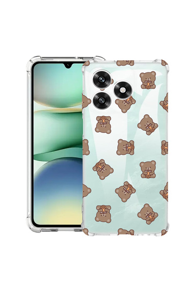 bestcase Carcasă antișoc Husa compatibilă cu Honor X5c Plus / X5c, model ursu...