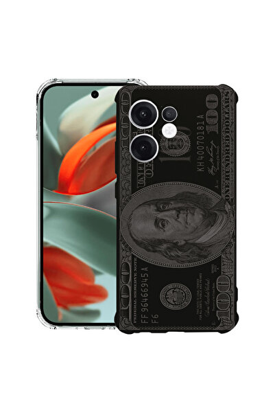 bestcase Carcasă antișoc Husa compatibilă cu Oppo Reno15, MR. Franklin 100 de...