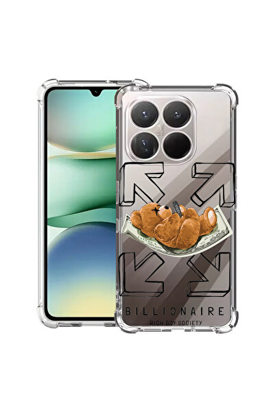 bestcase Husa antișoc compatibilă cu Motorola Edge 70, Ursuleț Billionaire