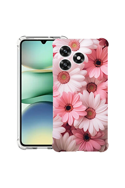 bestcase Θήκη Husa Anti Shock συμβατή με Honor X5c Plus / X5c, ροζ μαργαρίτα