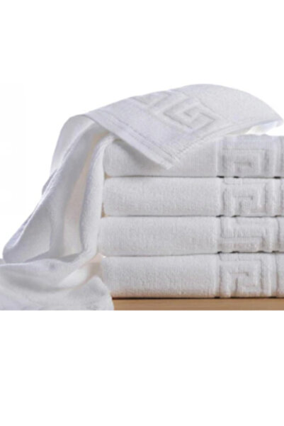 OEM Set of 4 thick Pakistani cotton towels, 550 gr/sqm