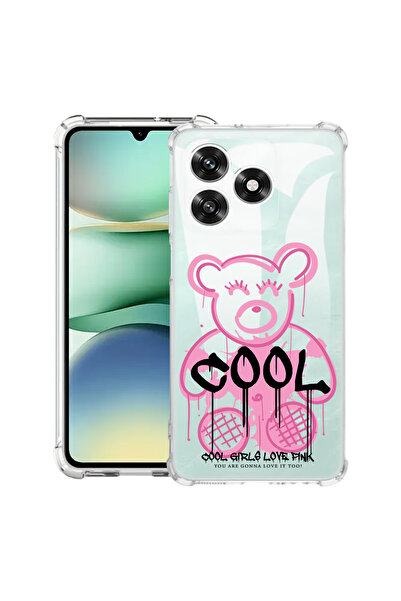 bestcase Carcasă antișoc compatibilă cu Honor X5c Plus / X5c, Teddy Bear Cool...