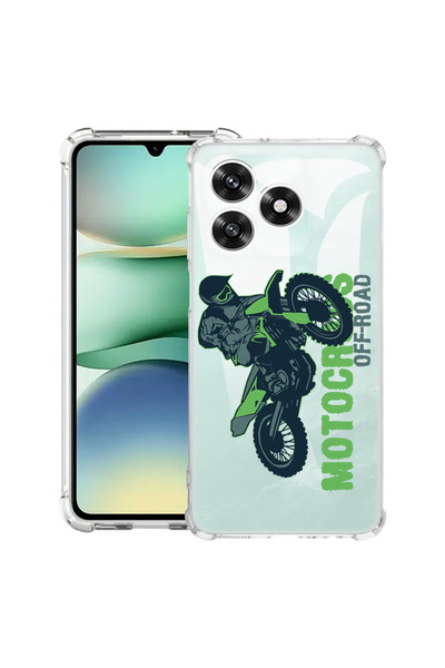bestcase Калъф Husa Anti Shock, съвместим с Honor X5c Plus / X5c, Motocross,