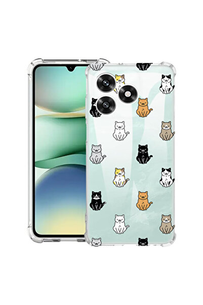 bestcase Carcasă antișoc Husa compatibilă cu Honor X5c Plus / X5c, model pisică