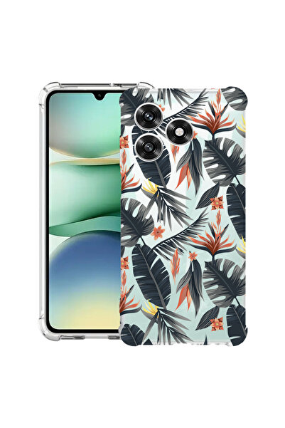 bestcase Carcasă antișoc Husa compatibilă cu Honor X5c Plus / X5c, Flori Trop...