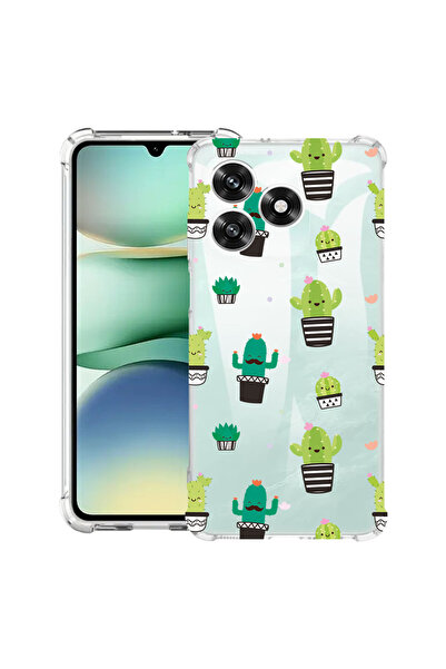 bestcase Carcasă antișoc pentru Honor X5c Plus / X5c, Happy Cactus