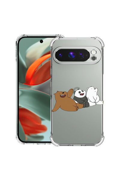 bestcase Carcasă antișoc compatibilă cu Google Pixel 10 Pro / Pixel 10, Ursuleți