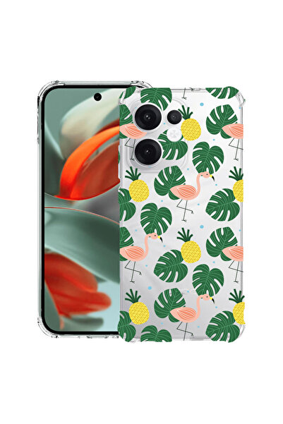 bestcase Carcasă antișoc Husa compatibilă cu Oppo Reno15 Pro, Flamingo