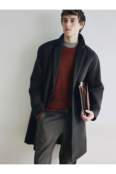 LC Waikiki Shining Choices from Shining Store Standardfit Men's Cashmere Coat