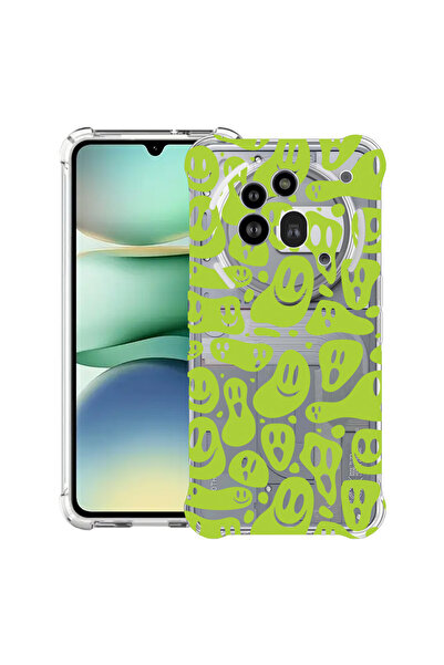 bestcase Θήκη Husa Anti Shock συμβατή με Nothing Phone (3a) Pro, Green Acid S...