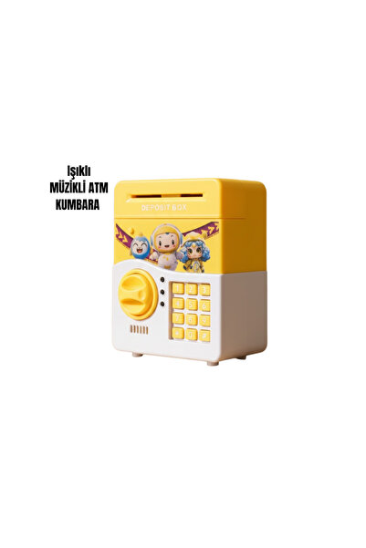 Fırsatkolik Sam51 Musical Lighting Savings Bank Yellow