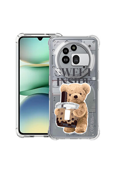 bestcase Husa antișoc compatibilă cu Nothing Phone (3a) Pro, Teddy Bear Sweet...