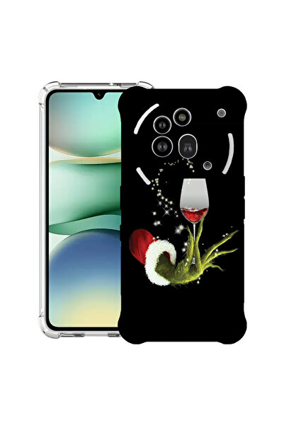 bestcase Θήκη Husa Anti Shock συμβατή με Nothing Phone (3a) Pro, Xmas GreenMass,