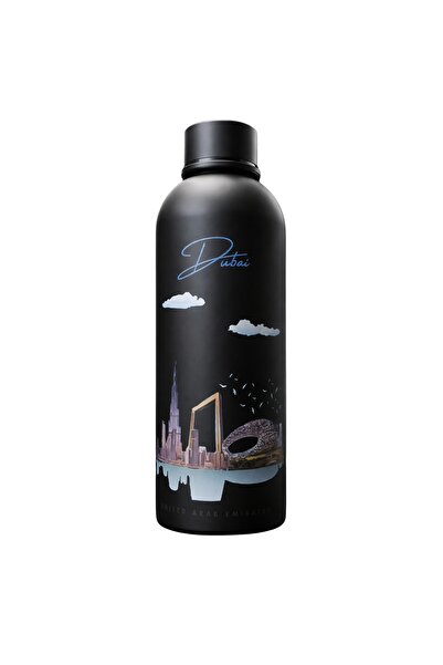 jump n joy Dubai Skyline Pro SUS304 Stainless Steel Flask | 500 ml Premium Wa...