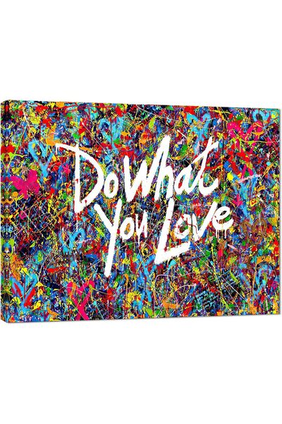ALAYRA International Graffiti Canvas Wall Art 30x40cm Colorful Street Art Fra...