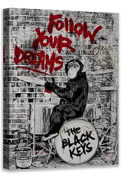 ALAYRA International Graffiti Canvas Wall Art 30x40cm Colorful Street Art Fra...