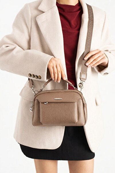 Berlin bags حقيبة كروس نسائية متعددة الاستخدامات من تويل بأربعة أقسام