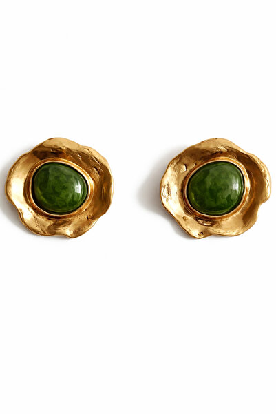 Venus Design Çelik Vintage Düğme Küpe