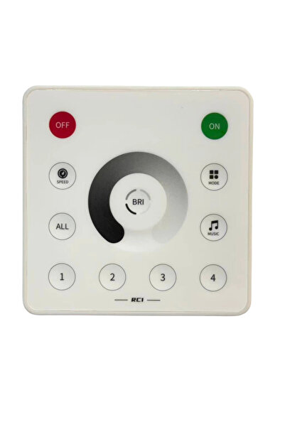 POWERR LED AYDINLATMA 5V - 24V RC1 Duvar Paneli 4 Bölge Dimmer Kontrol