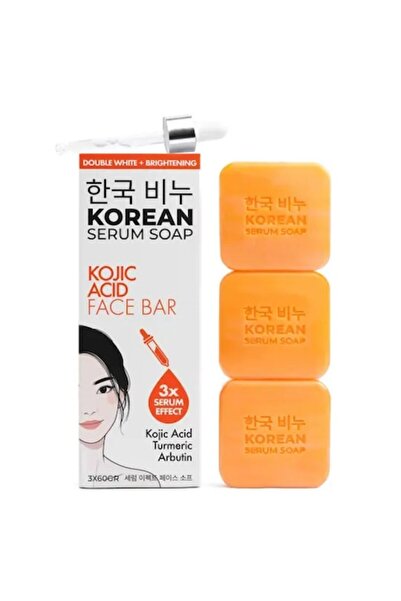 Greenlabel Korean Serum Soap with Kojic Acid – Brightens and Whitens Skin, Reduces Pigmentation Spots