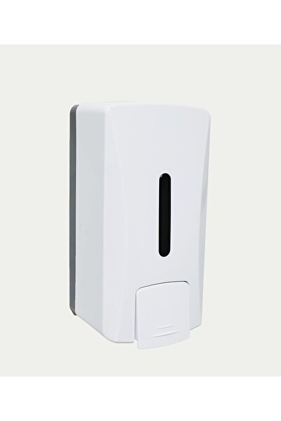 Alim موزع صابون أبيض يُثبت على الحائط، موزع شامبو وغسول لليدين سعة 1000 مل، مصنوع من مادة ABS شديدة التحمل