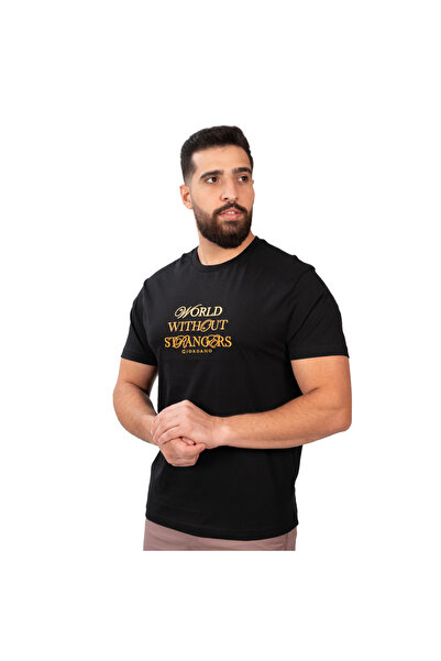 Giordano Men's Slim Fit Cotton Jersey Crew Neck Print Tee | WWS Graphic