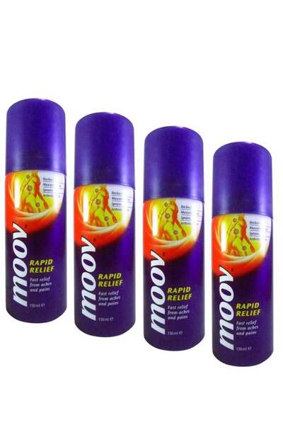 Moov Fast Pain Relief Spray - 150 ml Pack of 4