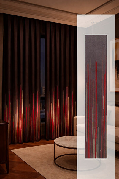 Perlife Gold ® 2 Panel Panafon Curtain – 140 cm Width – Without Battery – Modern & Stylish Living Room Curtain