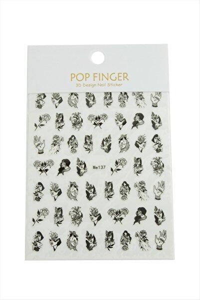 STOREMAX Gül Kız Tattoo Dövme Sticker