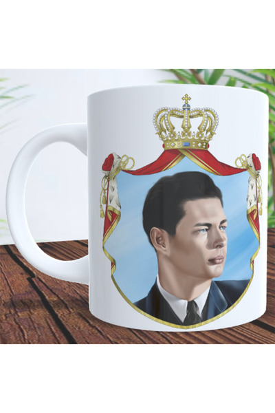 Leistung C&R Set of 2 King Michael I Mugs