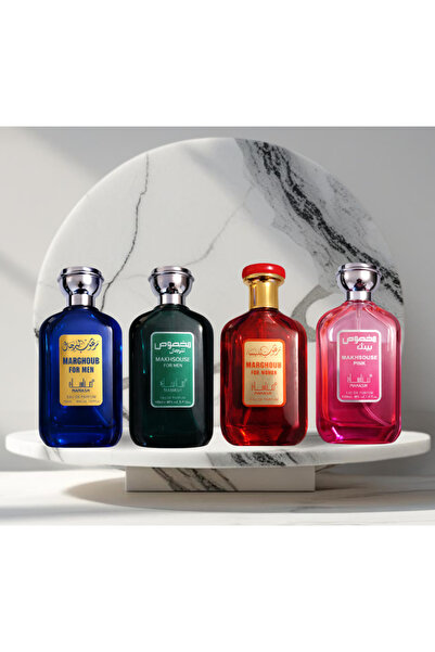 MANASIK Set 4 Parfumuri Arabesti de Barbat + Dama 100ML - BLUE - GREEN - RED ...