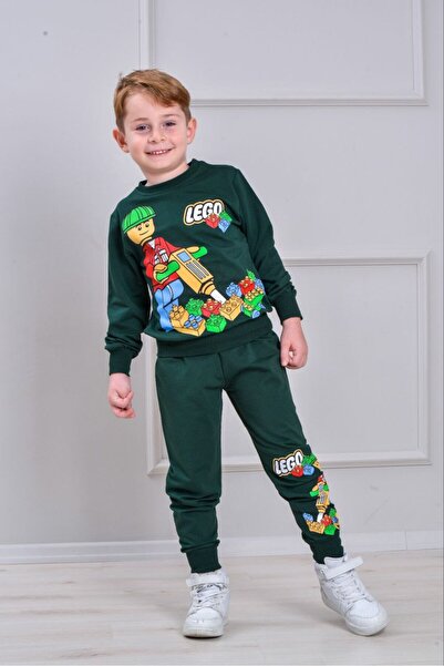 Yağmur Giyim PJK2İ Leegoo Set de trening pentru copii, cu model, 2 șiruri, 1%...