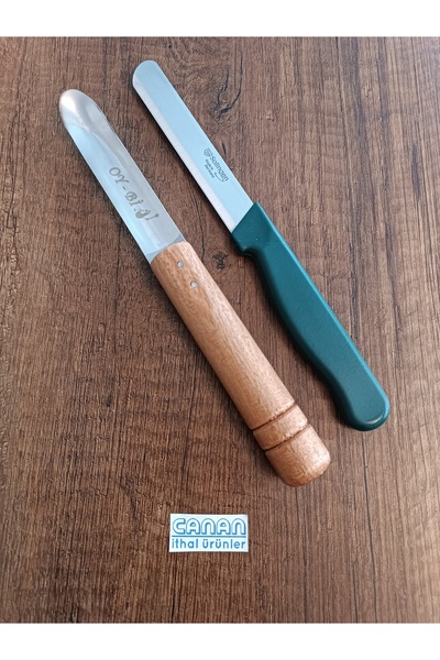 Solingen Tırtıklı Micro Doğrama Bıçağı ve Kabak /Patlıcan Oyacağı ( 2 'li set )