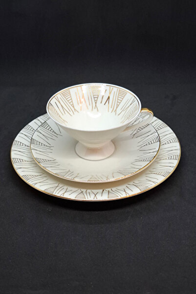 Seltmann- Weiden Bavaria Royal Johan Seltmann Vohenstrauss Fine Porcelain Tea Cup and Saucers 3 Pieces 150 ml