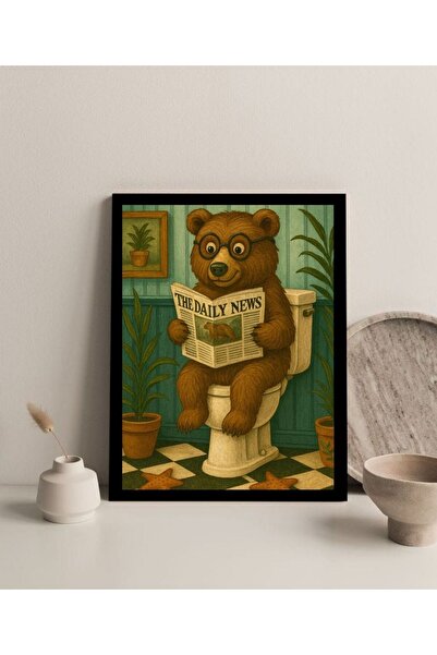 Harikabirev Bathroom Table Glass Table the Bear That Made the Toilet for the Bathroom | Bnymdf