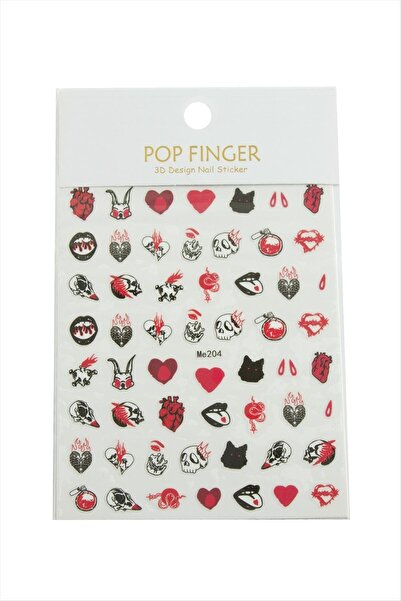 Genel Markalar TKÇBJ Kalp Kuru Kafa Tattoo Dövme Sticker TKÇBJ