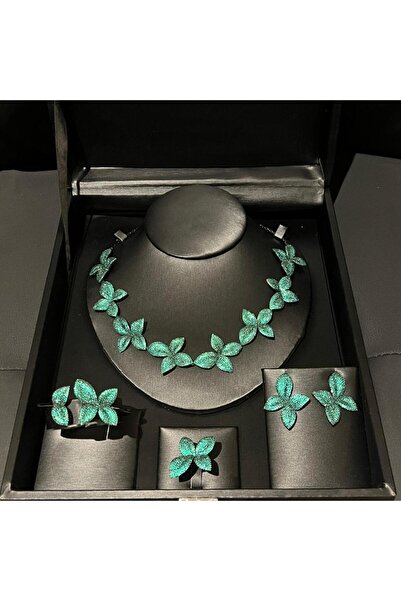 Generic طقم اخضر دقه الماس 5 قطع تصنيع خاص بضمان بدقة وجودة عاليه DD55