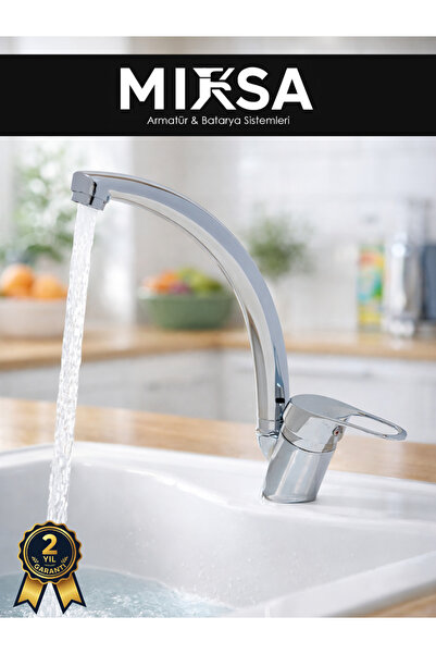 MİXSA Mix Kuğu Kitchen Sink Faucet Fountain Tap with Dual Water Inlets