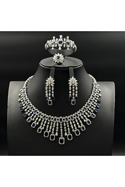 Generic طقم زيركون نسائي أنيق – تصميم راقٍ لإطلالة مميزة - SS-8485