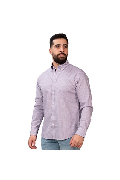 Giordano Men's Wrinkle-Free Long Sleeve Cotton Oxford Shirt