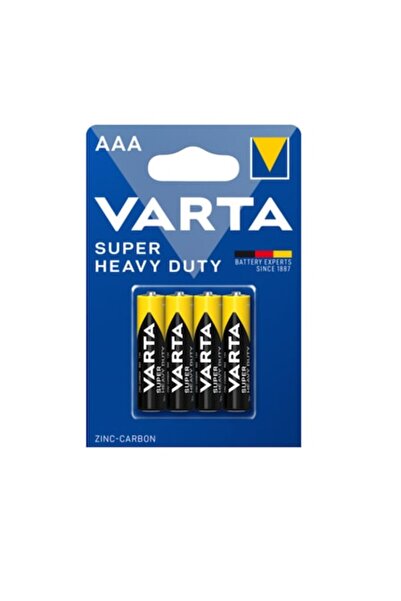 Varta Set 4 baterii zinc-carbon LR03, Super Heavy Duty 67618, AAA, 1.5V, in b...
