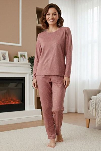 Lunmer Kadın Süet Pijama Takımı