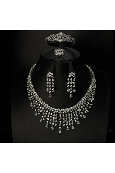 Generic طقم زيركون نسائي أنيق – تصميم راقٍ لإطلالة مميزة- S-8677